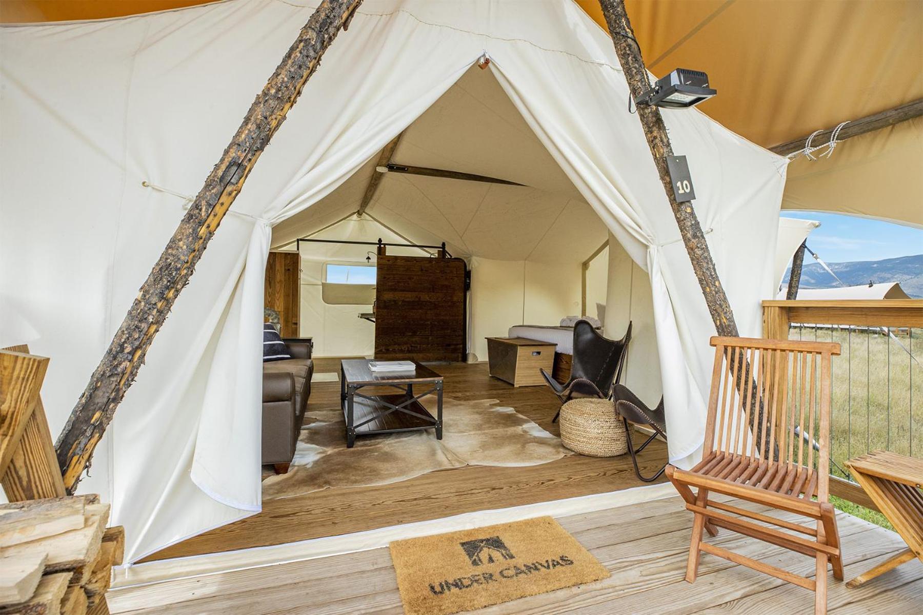 Under Canvas North Yellowstone - Paradise Valley Livingston Eksteriør billede
