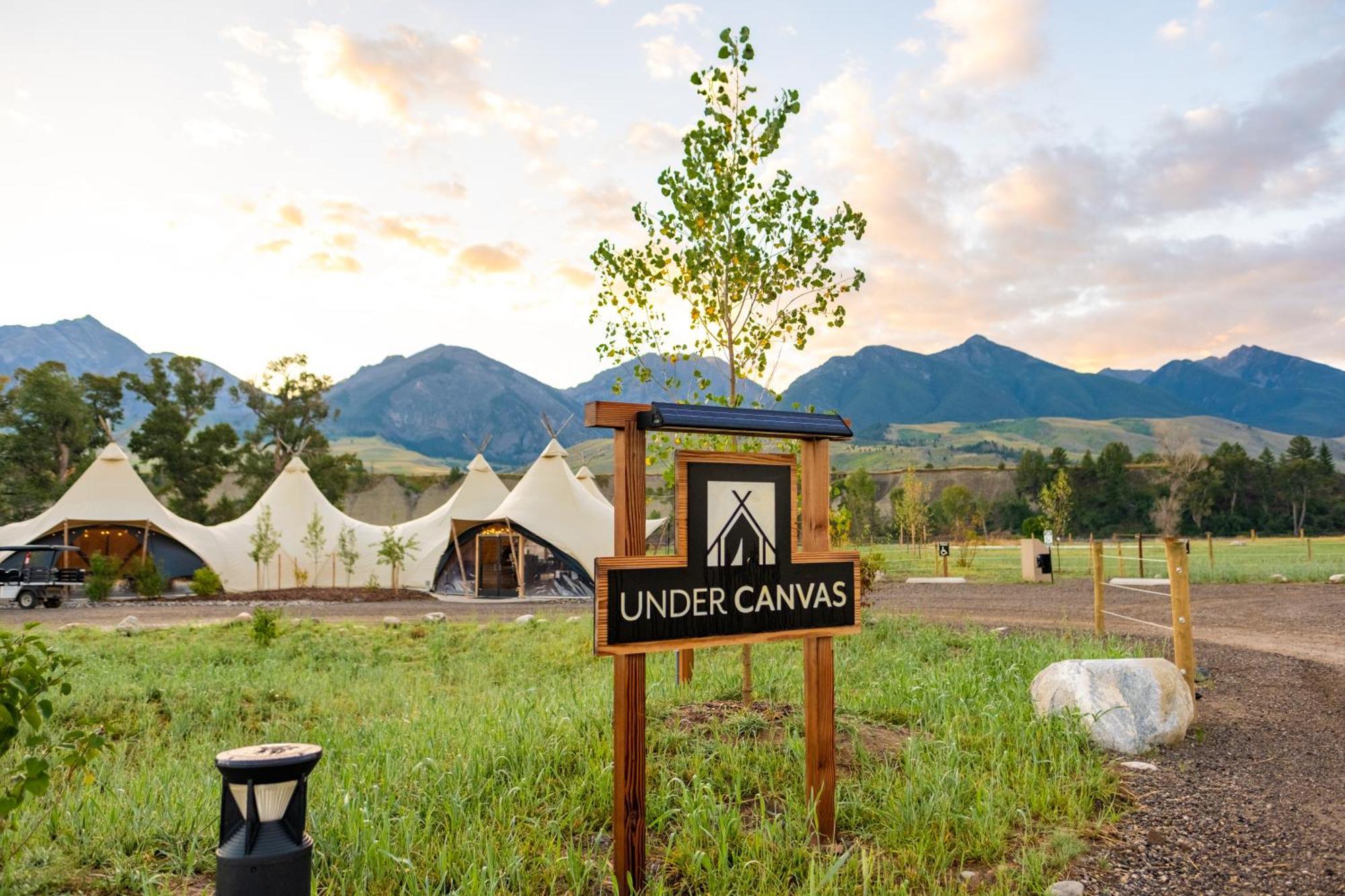 Under Canvas North Yellowstone - Paradise Valley Livingston Eksteriør billede